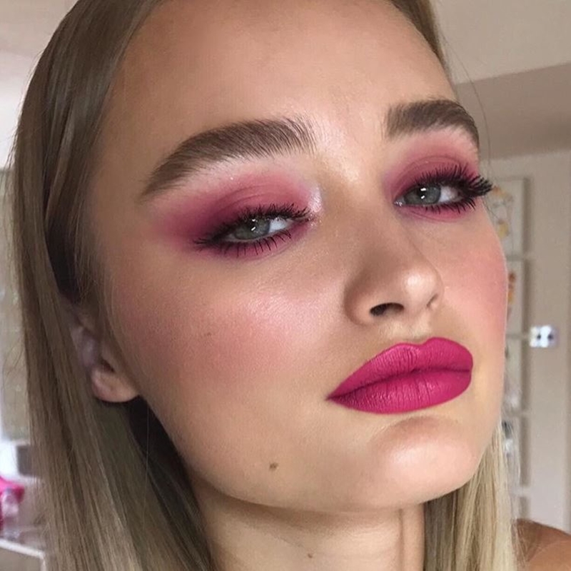 Maquiagem rosada 2021