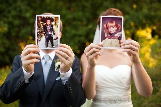 fotos casal para casamento com retratos antigos