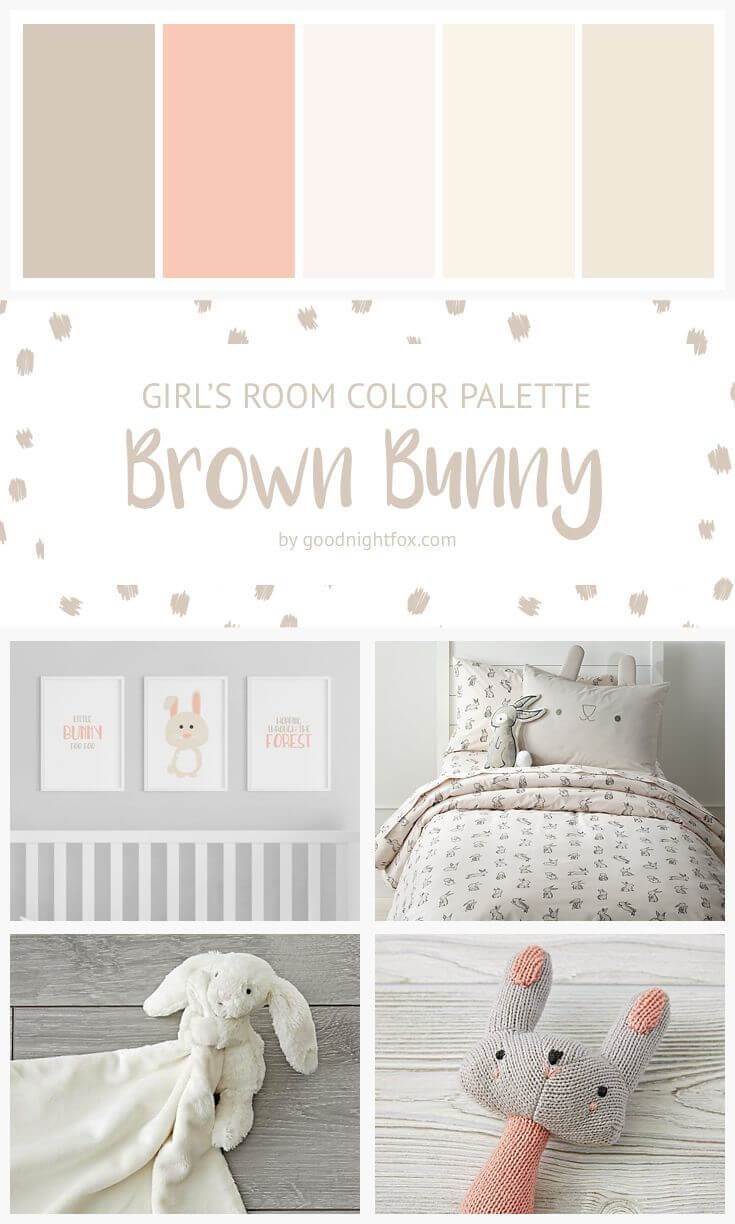 Paleta de cores para quarto de bebê