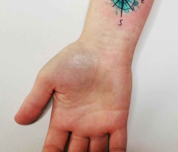 Tatuagem Aquarela no Pulso