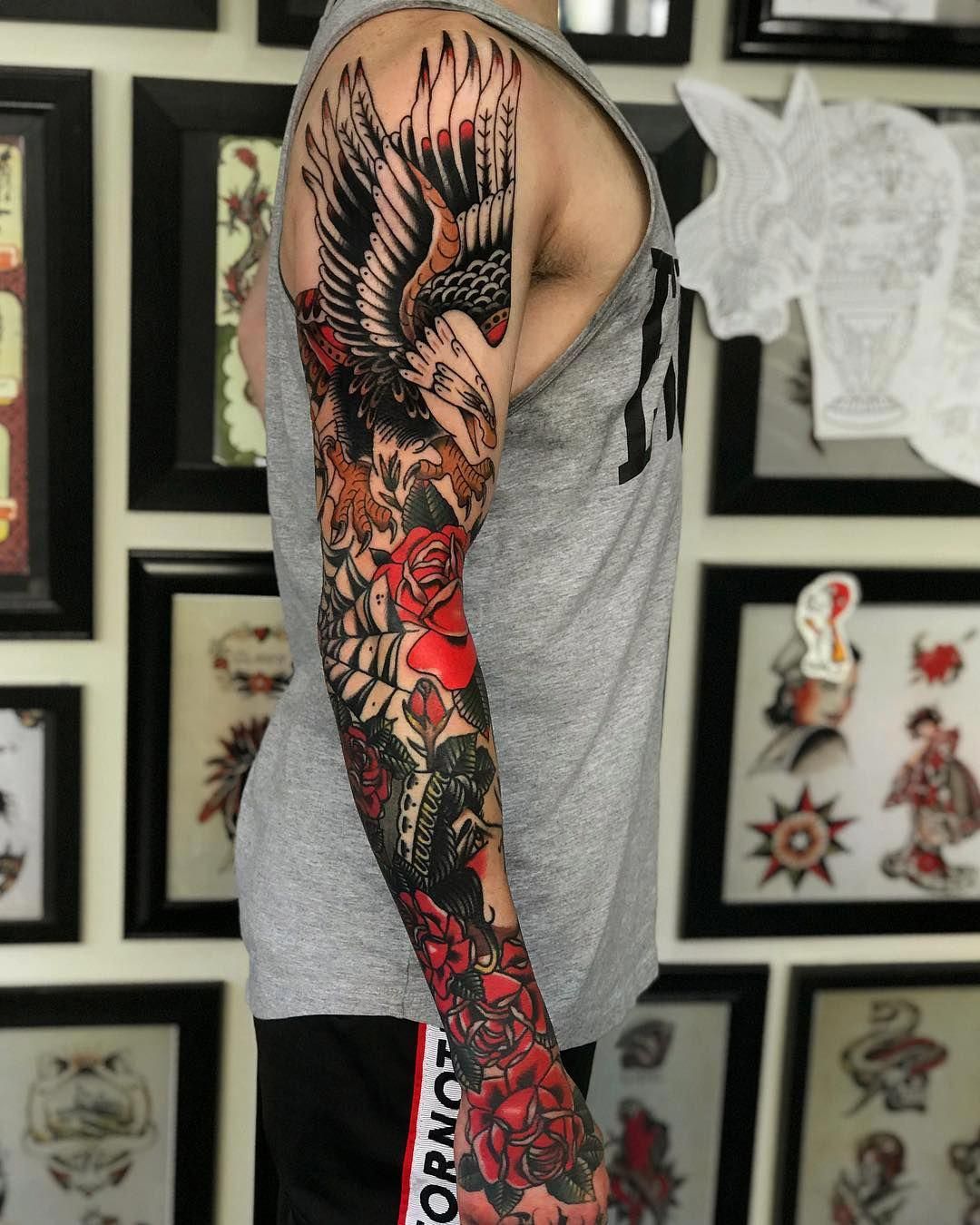 Tatuagens masculinas no braço old school 2021