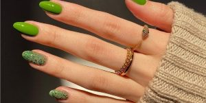 Unhas com nail art VERDE Veja inspirações e possibilidades para inovar na manicure