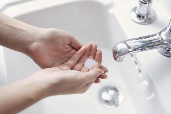 lavar mãos