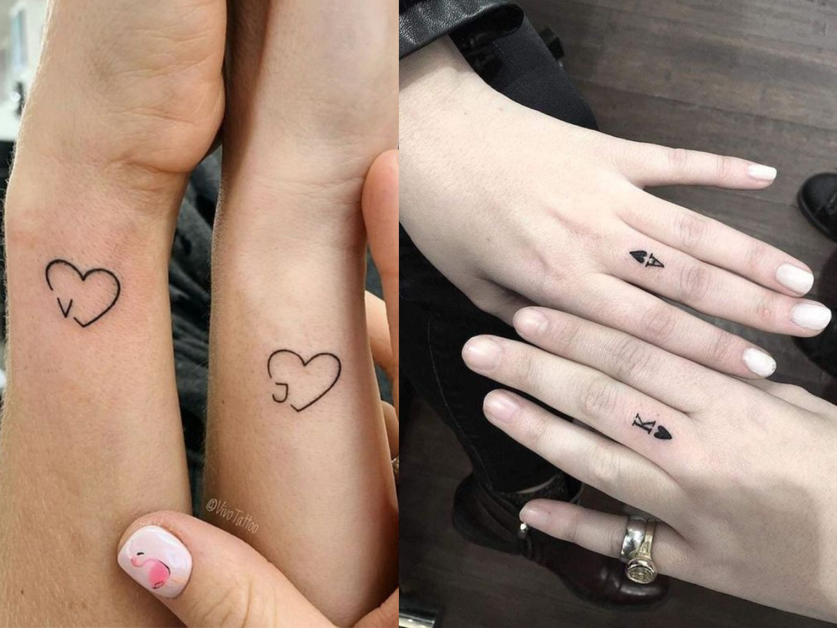 Tatuagem de casal 2024