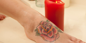 ideias de tatuagem no pé