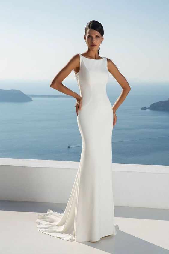 vestido de noiva minimalista