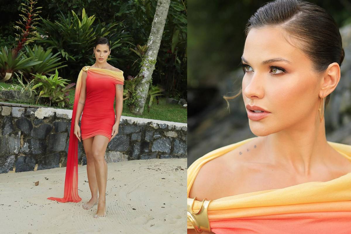 Andressa Suita aparece com vestido avaliado em R$ 17 mil; veja fotos