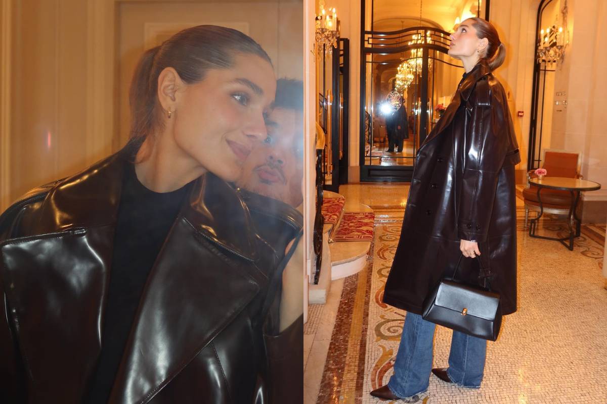 Em viagem a Paris, Sasha Meneghel prova que até mesmo rico repete roupa