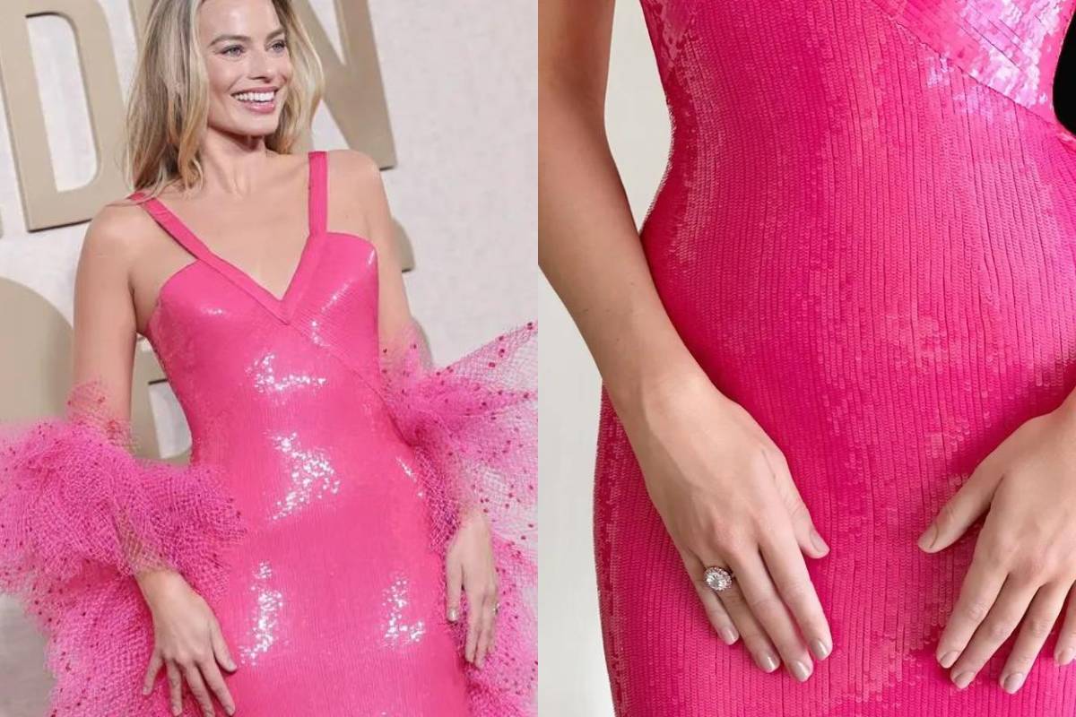 As unhas discretas de Margot Robbie no Globo de Ouro escondem um detalhe que poucos perceberam