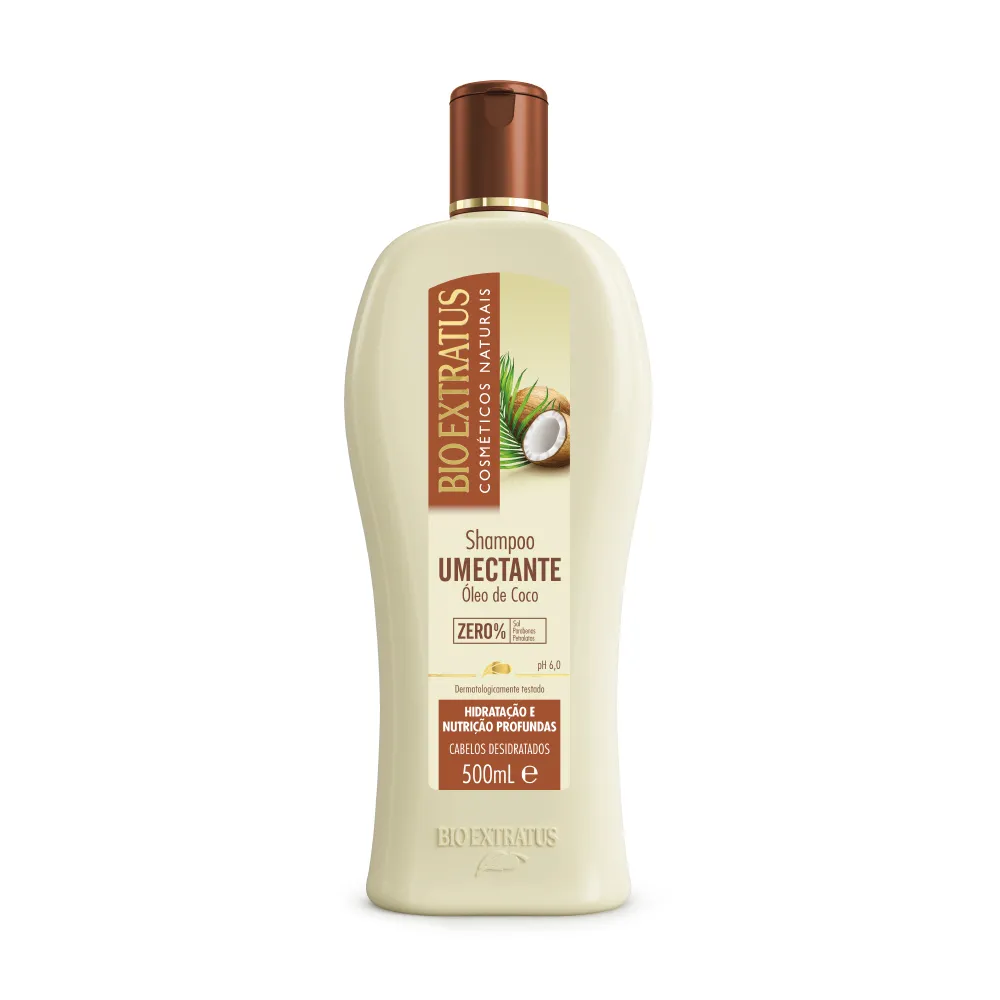 Shampoo Umectante Bio Extratus - produtos de cabelos secos